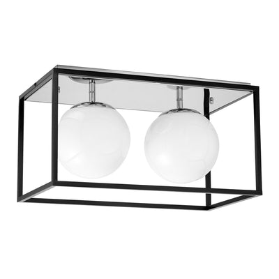 Lumina Deco Maldini 2L pendant ceiling lamp E27, H 24cm