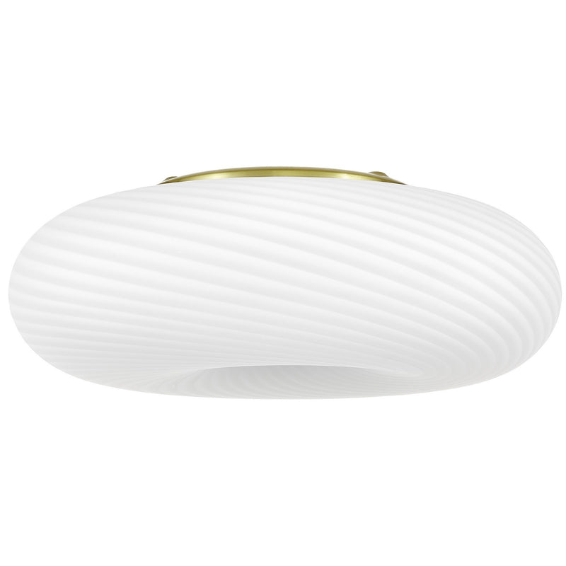 Lumina Deco Monarte 2L flush mount ceiling lamp E27, D 28cm