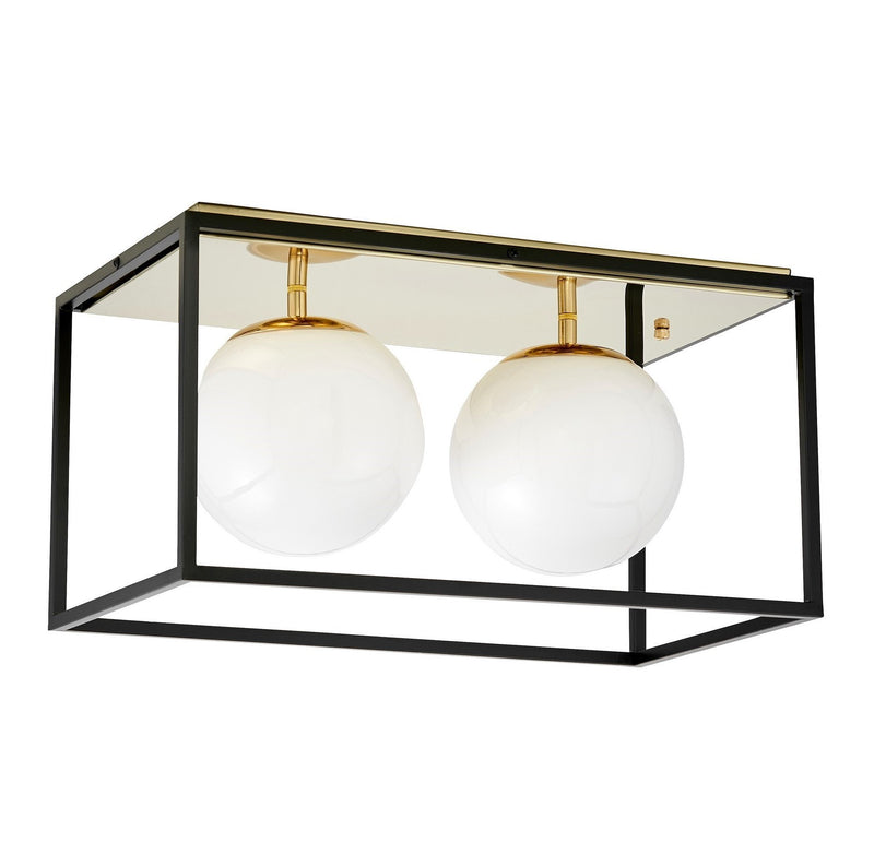 Lumina Deco Maldini 2L pendant ceiling lamp E27, H 24cm