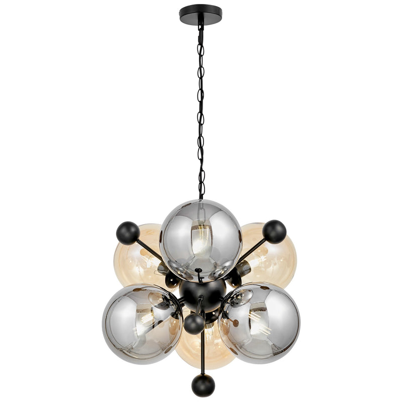 Lumina Deco Afrodis 6L pendant ceiling lamp E27, D 60cm