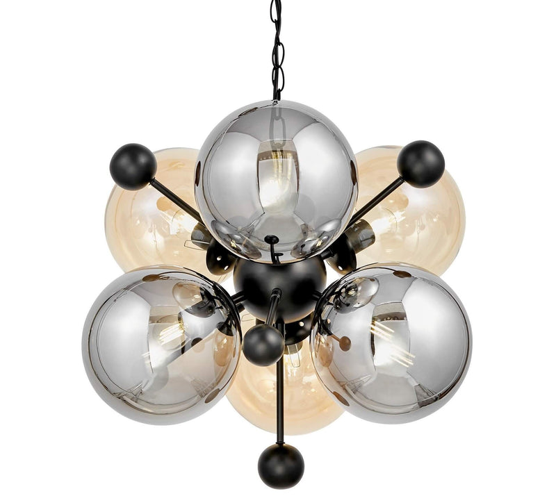 Lumina Deco Afrodis 6L pendant ceiling lamp E27, D 60cm