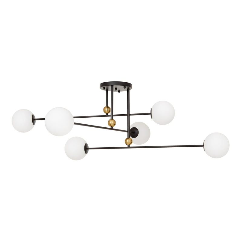 Lumina Deco Bergaso 6L chandelier E27, D 120cm