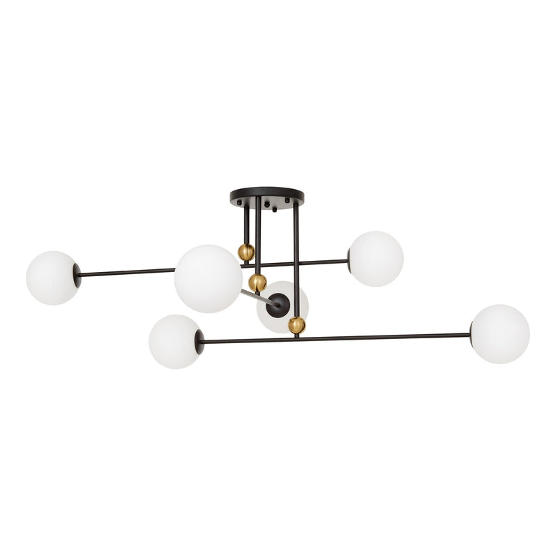 Lumina Deco Bergaso 6L chandelier E27, D 120cm