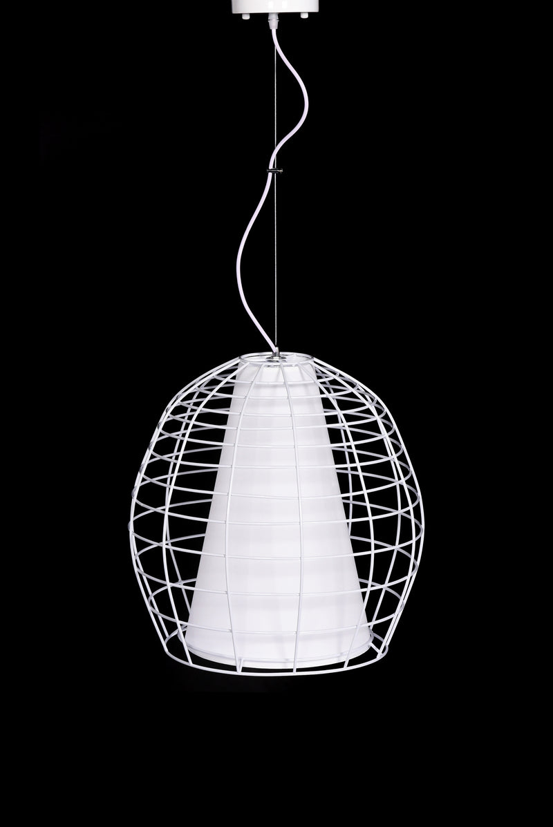 Lumina Deco Bolzano 1L pendant ceiling lamp E27, D 42cm