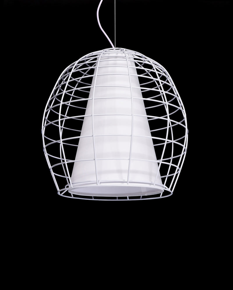 Lumina Deco Bolzano 1L pendant ceiling lamp E27, D 42cm