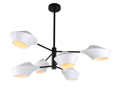 Lumina Deco Romina 6L pendant ceiling lamp E14, D 95cm