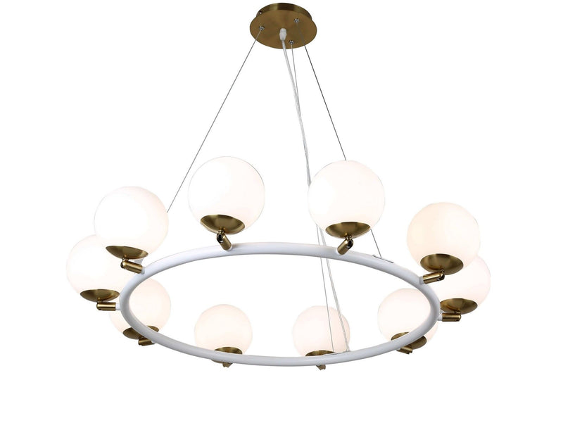 Lumina Deco Modica 10L pendant ceiling lamp G9, D 70cm