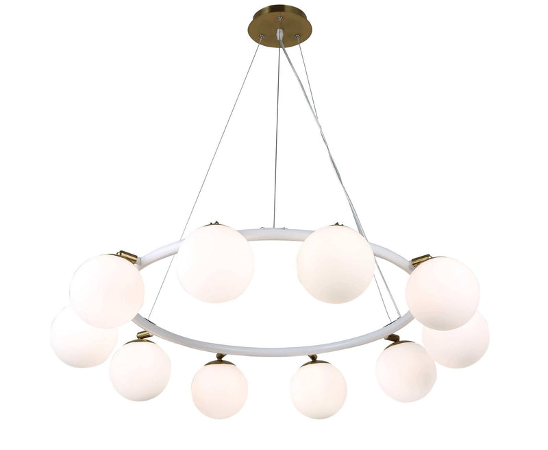 Lumina Deco Modica 10L chandelier G9, D 70cm