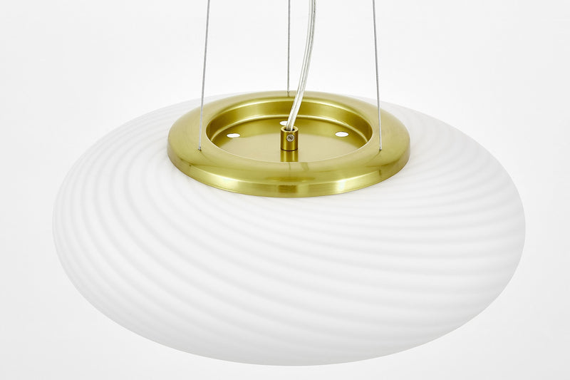 Lumina Deco Monarte 3L pendant ceiling lamp E27, D 38cm