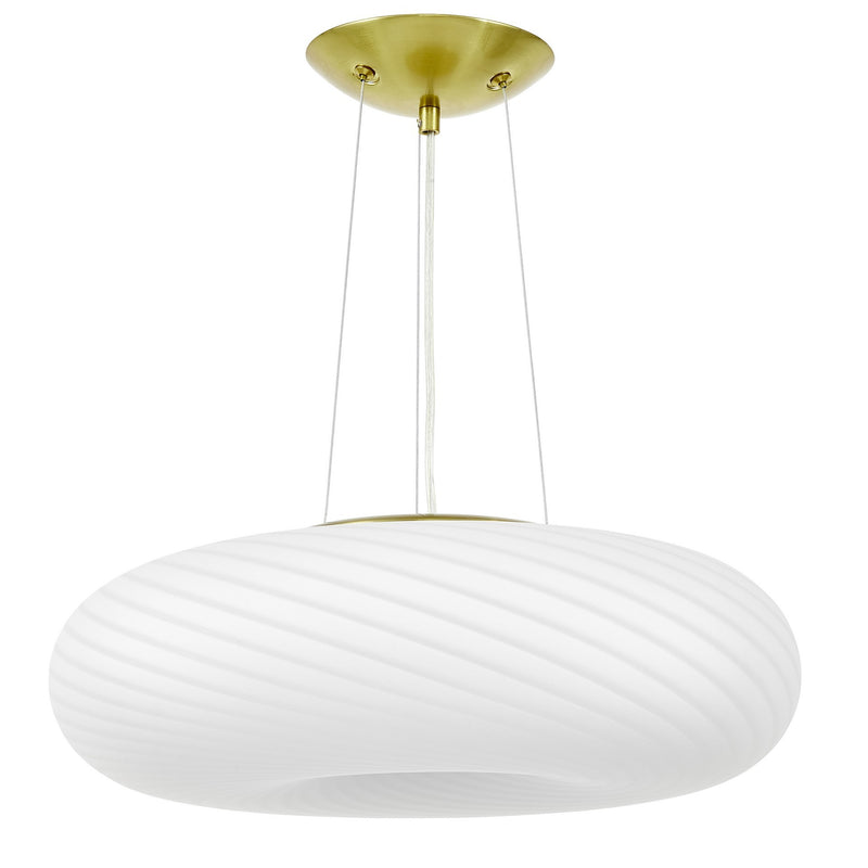 Lumina Deco Monarte 5L pendant ceiling lamp E27, D 48cm