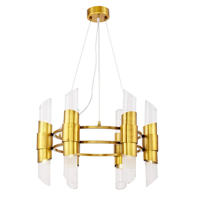 Lumina Deco Charlston 12L chandelier G9, D 60cm