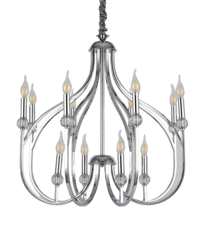 Lumina Deco Archetype 12L chandelier E14, D 71cm