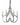 Lumina Deco Archetype 6L chandelier E14, D 56cm