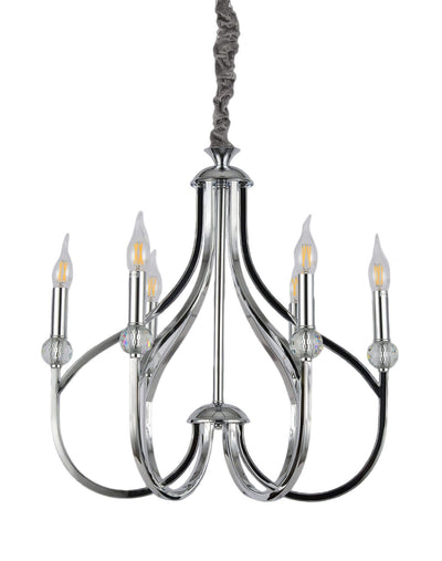 Lumina Deco Archetype 6L chandelier E14, D 56cm