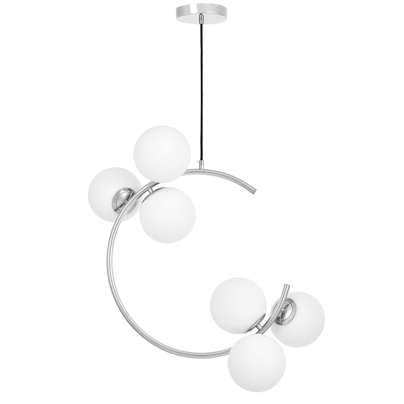 Lumina Deco Bonio 6L pendant ceiling lamp E27, H 58cm