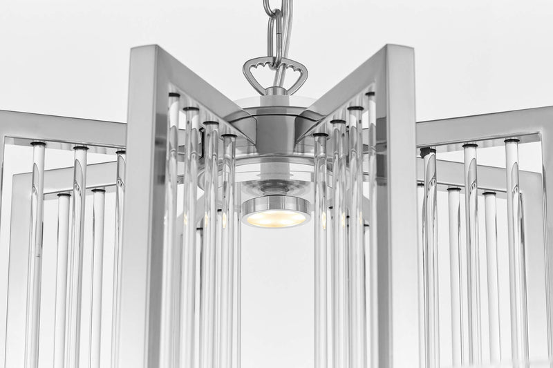 Lumina Deco Manhattan 8L chandelier E27, D 76cm