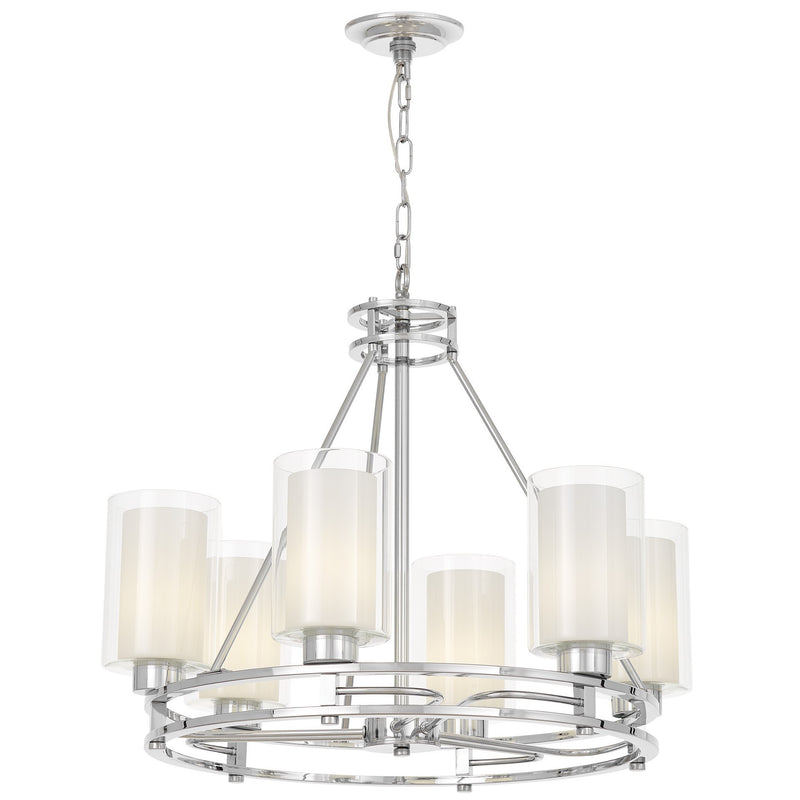 Lumina Deco Marietta 6L chandelier E27, D 63cm