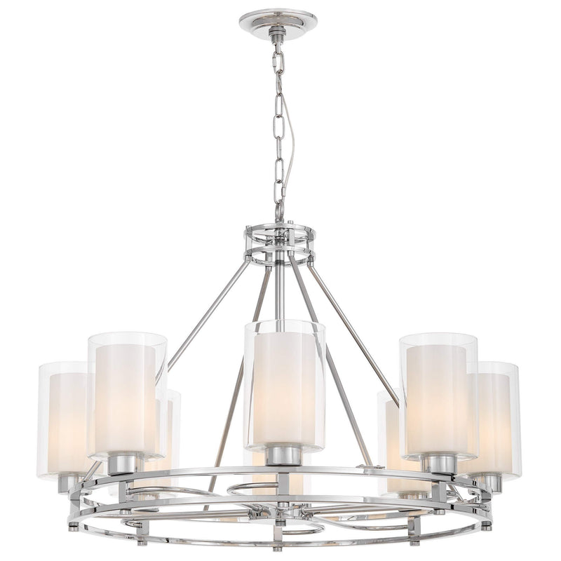 Lumina Deco Marietta 8L chandelier E27, D 75cm