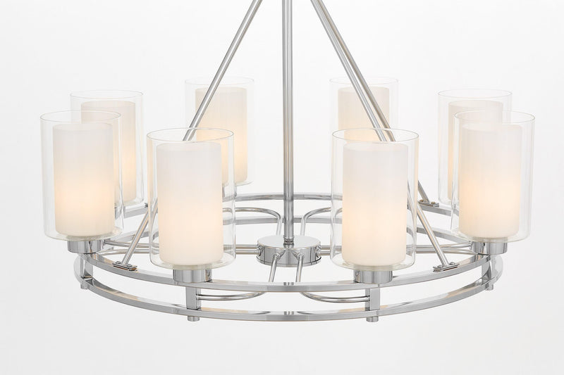 Lumina Deco Marietta 8L chandelier E27, D 75cm