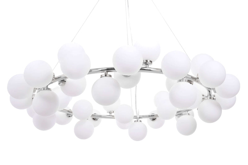 Lumina Deco Marsiada 40L linear suspension ceiling lamp G9, D 100cm