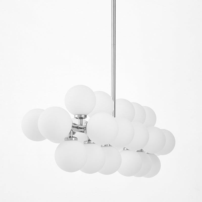 Lumina Deco Petrica 24L linear suspension ceiling lamp G9, H 25cm