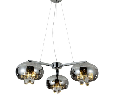 Lumina Deco Tosso 9L pendant ceiling lamp G9, D 70cm