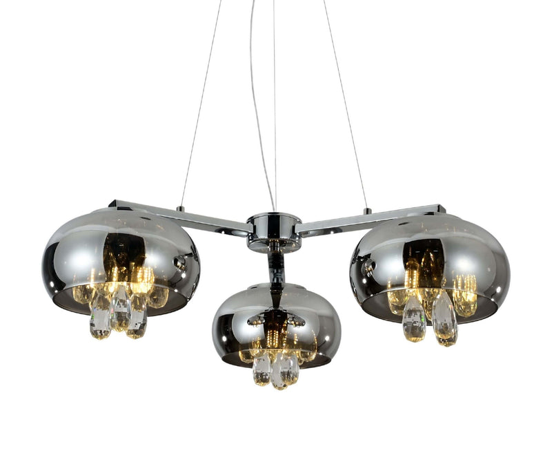 Lumina Deco Tosso 9L chandelier G9, D 70cm