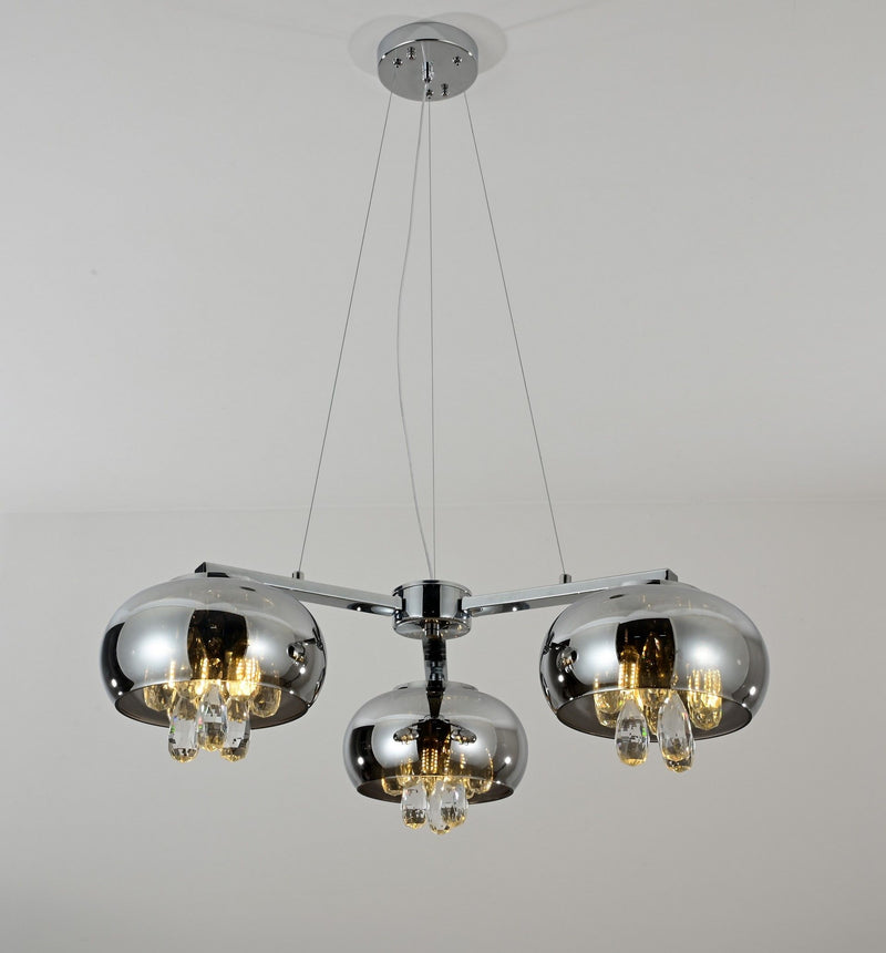 Lumina Deco Tosso 9L chandelier G9, D 70cm