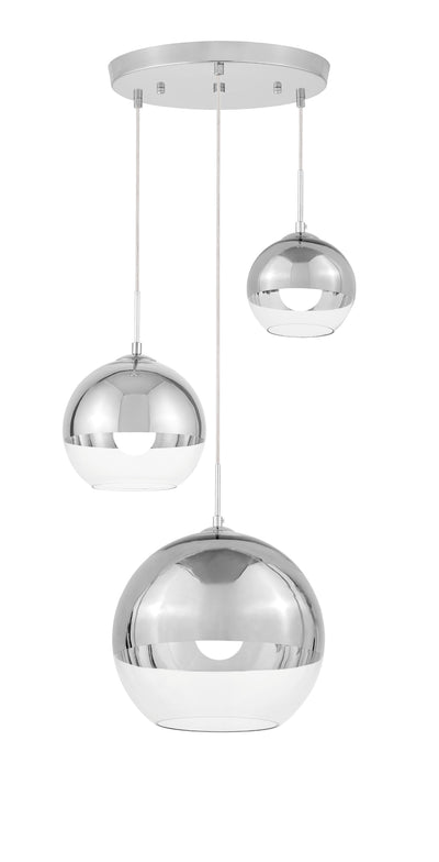 Lumina Deco Veroni 3L pendant ceiling lamp E27, D 50cm