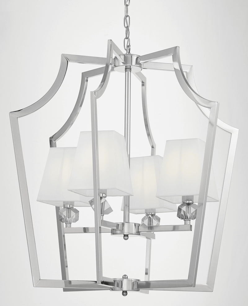 Lumina Deco Montero 4L chandelier E14, D 60cm