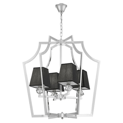 Lumina Deco Montero 4L chandelier E14, D 60cm