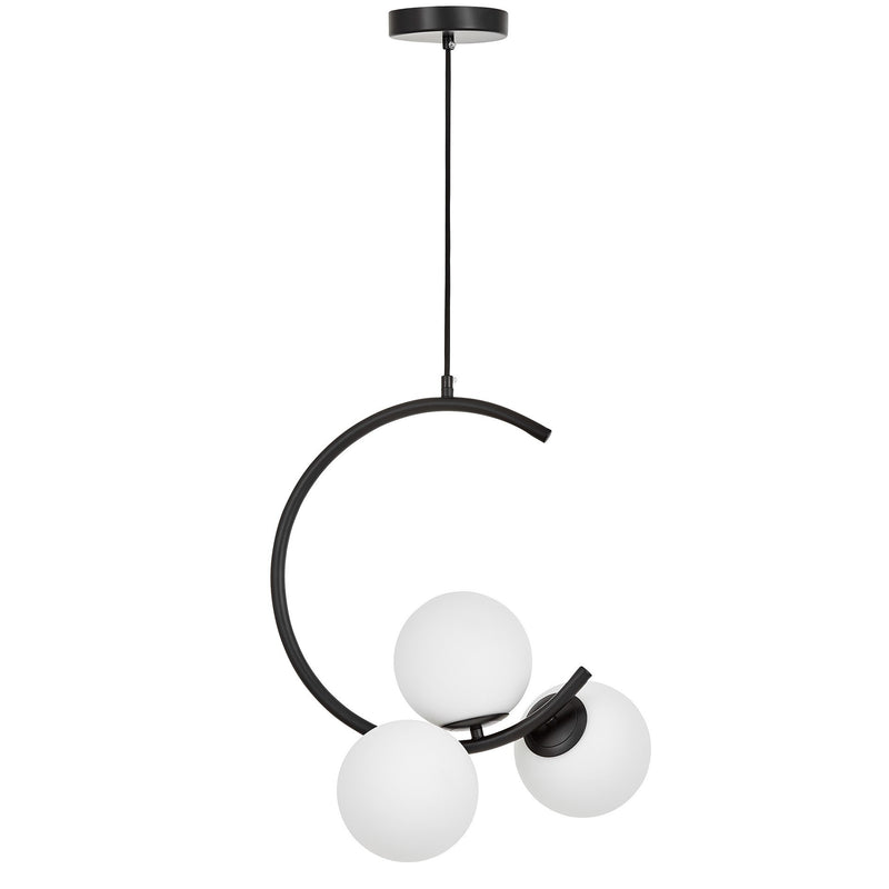 Lumina Deco Bonio 3L pendant ceiling lamp E27, H 48cm