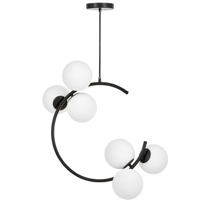 Lumina Deco Bonio 6L pendant ceiling lamp E27, H 58cm