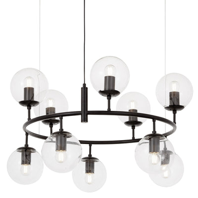 Lumina Deco Ceredo 10L pendant ceiling lamp E27, D 70cm