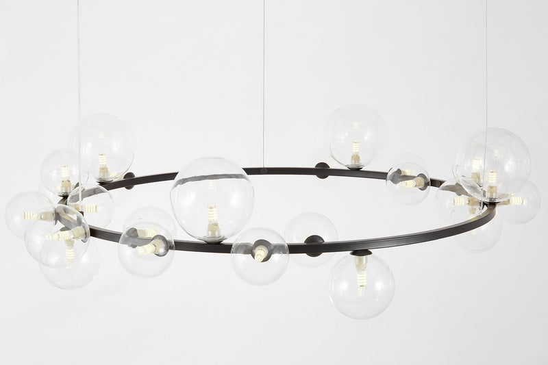 Lumina Deco Merido 24L chandelier G9, D 115cm