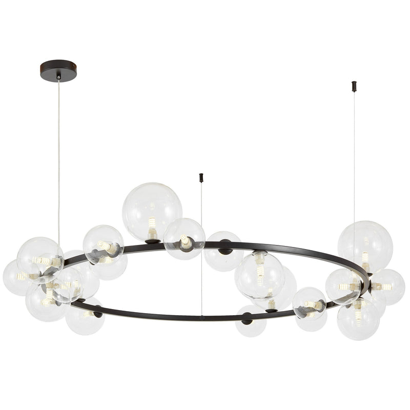 Lumina Deco Merido 24L pendant ceiling lamp G9, D 115cm