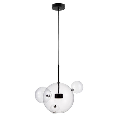 Lumina Deco Neroni 2L pendant ceiling lamp LED, H 46cm