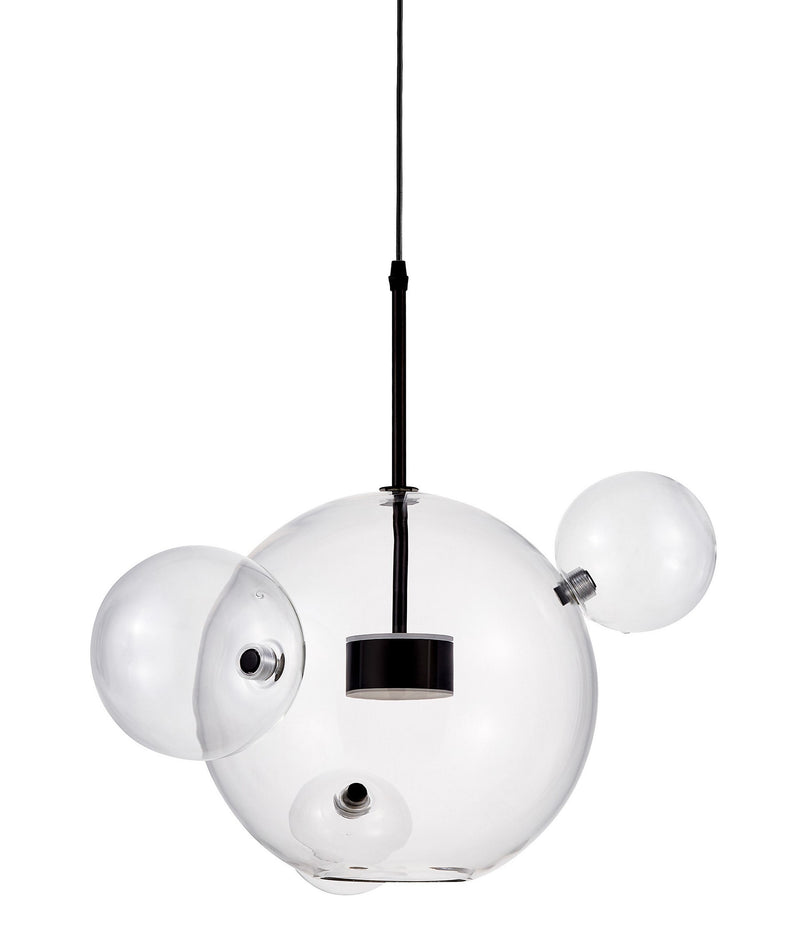 Lumina Deco Neroni 2L pendant ceiling lamp LED, H 46cm