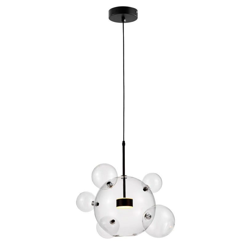 Lumina Deco Neroni 2L pendant ceiling lamp LED, H 46cm