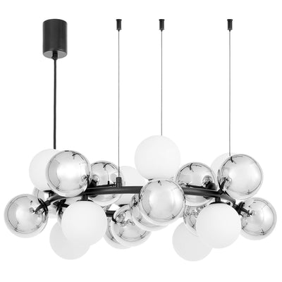 Lumina Deco Saona 8L pendant ceiling lamp G9, D 65cm