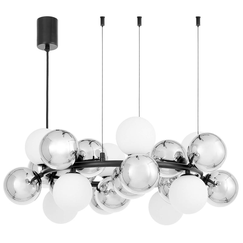 Lumina Deco Saona 8L pendant ceiling lamp G9, D 65cm