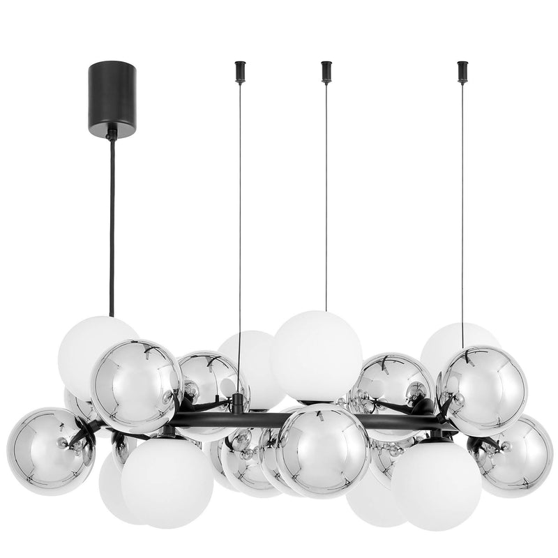 Lumina Deco Saona 8L chandelier G9, D 65cm