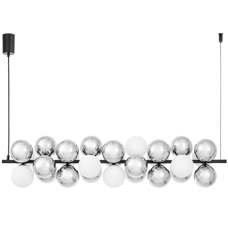 Lumina Deco Saona 9L linear suspension ceiling lamp G9, H 22cm