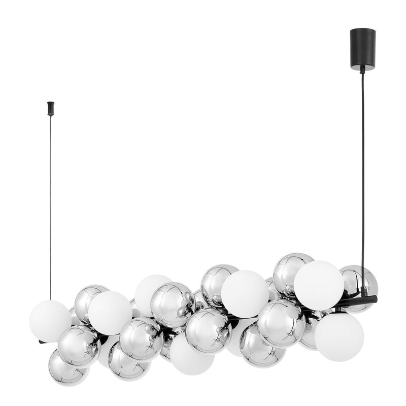 Lumina Deco Saona 9L linear suspension ceiling lamp G9, H 22cm