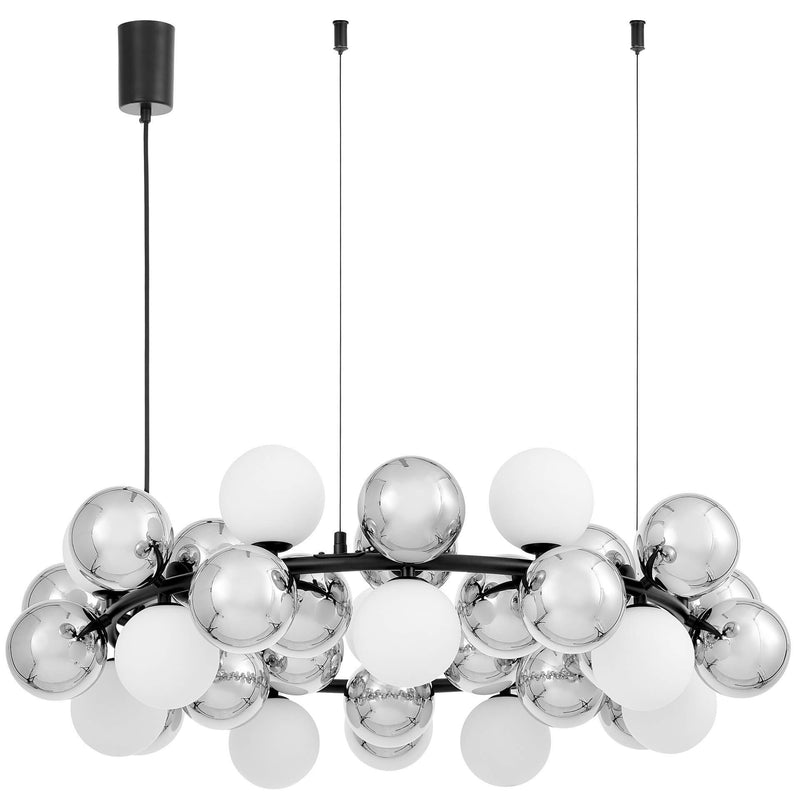 Lumina Deco Saona 14L pendant ceiling lamp G9, D 80cm