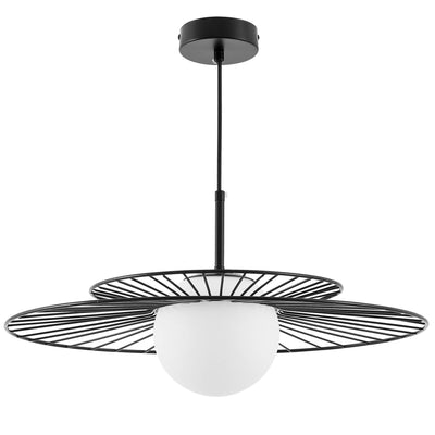 Lumina Deco Marseo 1L pendant ceiling lamp E27, D 50cm