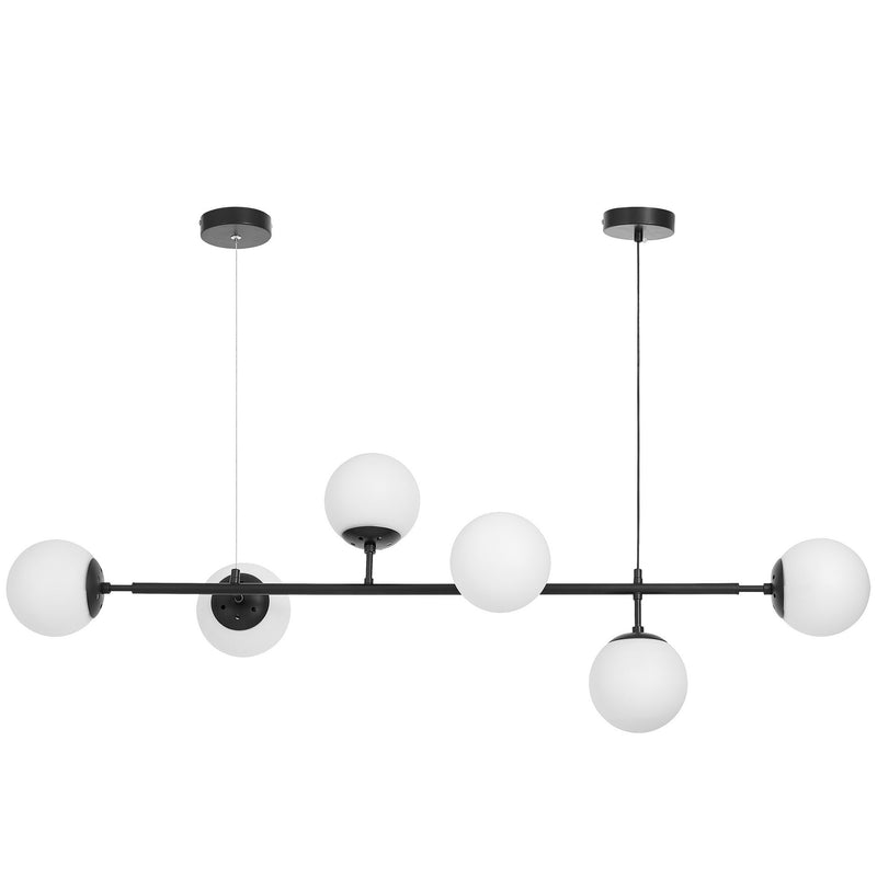 Lumina Deco Ceredo 6L pendant ceiling lamp E27, H 34cm