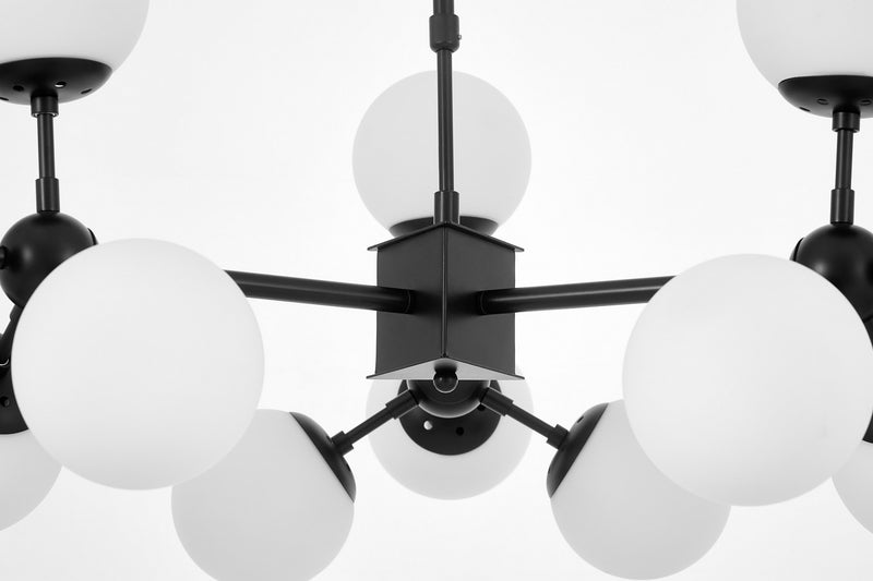 Lumina Deco Zodiac 12L chandelier E27, D 90cm