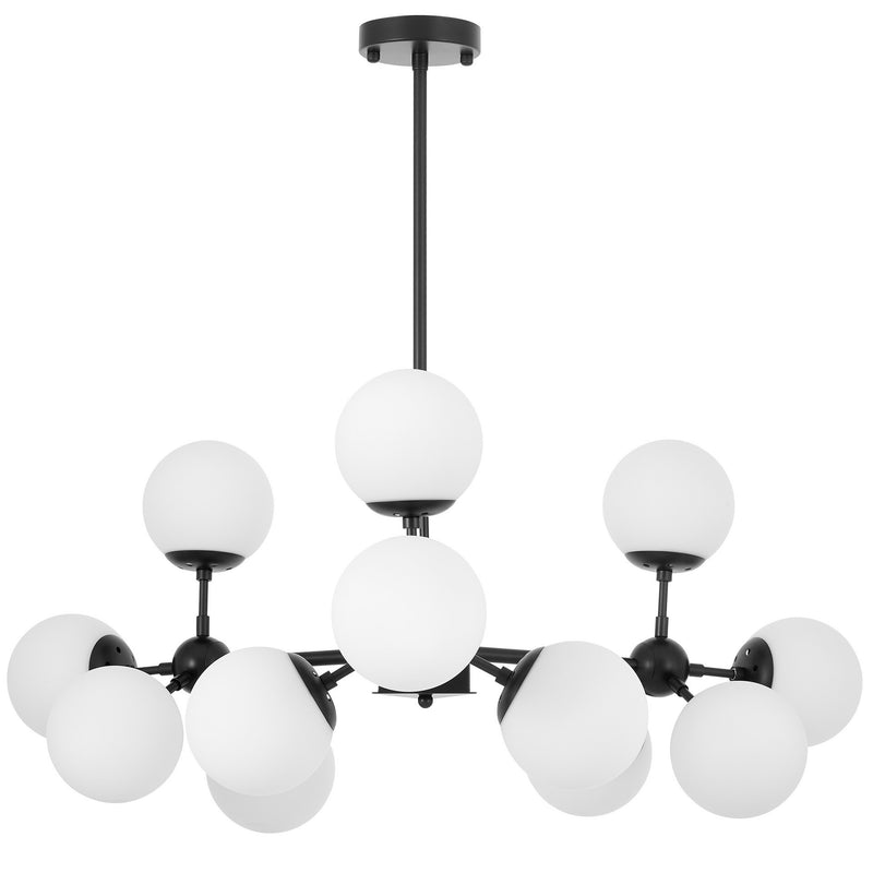 Lumina Deco Zodiac 12L pendant ceiling lamp E27, D 90cm