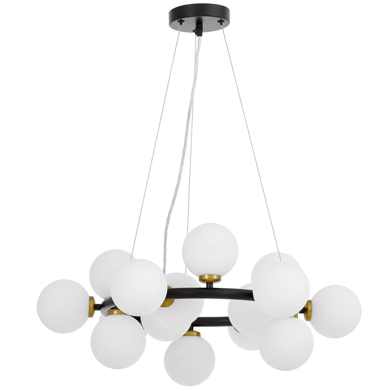 Lumina Deco Marsiada 15L pendant ceiling lamp G9, D 60cm